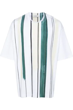 Lanvin Striped cotton T-shirt