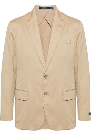 Ralph Lauren Single-breasted cotton blazer