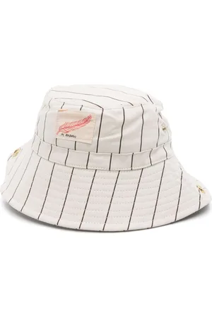 Mini Rodini Feather-patch striped bucket hat