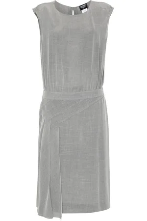 CHANEL 1999 pleat-detail midi dress