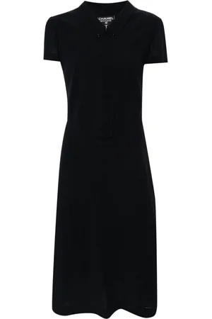 CHANEL 1999 cut-out midi dress