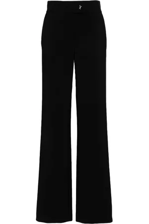 GENNY Dart-detail tailored trousers