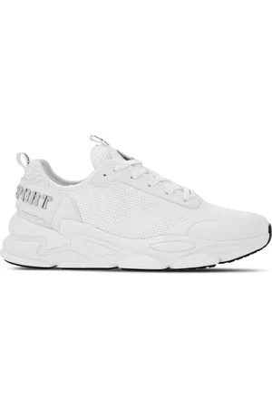 Philipp Plein Logo-lettering mesh sneakers