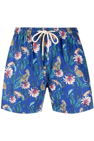 PENINSULA SWIMWEAR Floral-print swim shorts