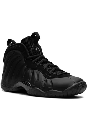 Nike Little Posite One GS "Triple " high-top sneakers