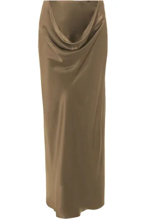 J.W.Anderson Cowl-effect silk maxi skirt