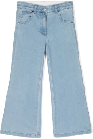 Stella McCartney Logo-embossed flared jeans
