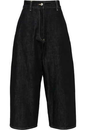 STUDIO NICHOLSON Wide-leg cropped jeans