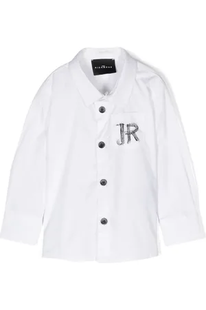 John Richmond Logo-print cotton shirt