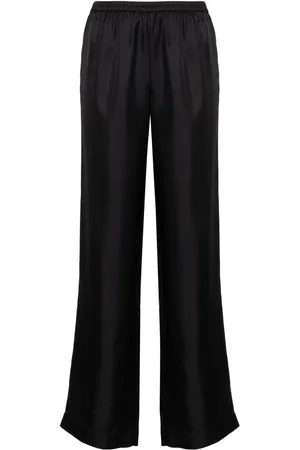 Loulou de Saison Alera wide-leg silk trousers