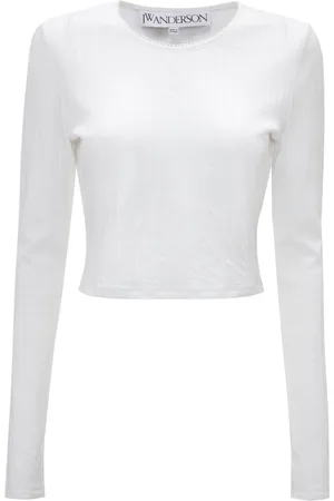 J.W.Anderson Logo-jacquard cotton T-shirt