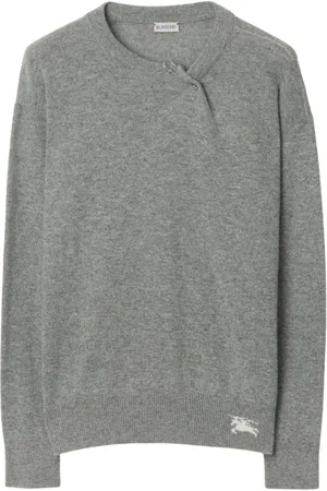 Burberry Equestrian Knight-embroidered crew-neck jumper