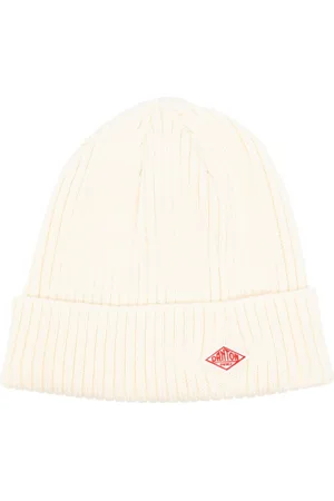 DANTON Logo-appliqué wool beanie
