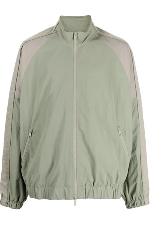 FIVE CM Panelled high-neck jacket