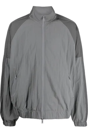 FIVE CM Panelled high-neck jacket