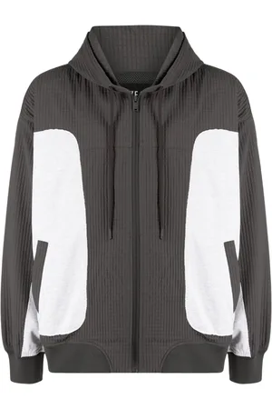 FIVE CM Colour-block hooded jacket