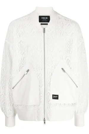 FIVE CM Laser-cut cotton jacket