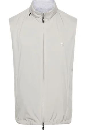 corneliani Reversible logo-embroidered gilet