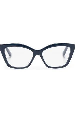 Balenciaga Logo-lettering cat-eye glasses