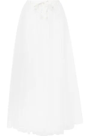 FORTE FORTE Sheer tulle maxi skirt