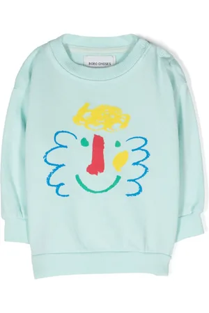 Bobo Choses Graphic-print organic cotton sweatshirt