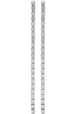 Jil Sander Crystal-embellished drop earrings