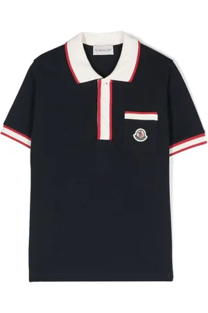Moncler Logo-appliqué cotton polo shirt