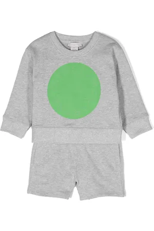 Stella McCartney Logo-print sweatshirt and shorts set