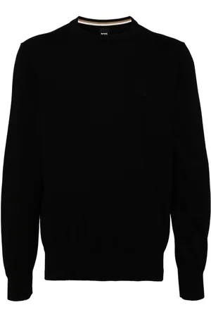 HUGO BOSS Crew-neck cotton jumper