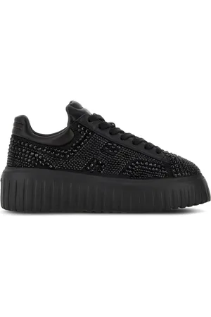 Hogan H-Stripe rhinestone sneakers