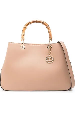 Twin-Set Logo-charm tote bag