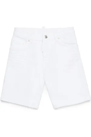Dsquared2 Mid-rise denim shorts