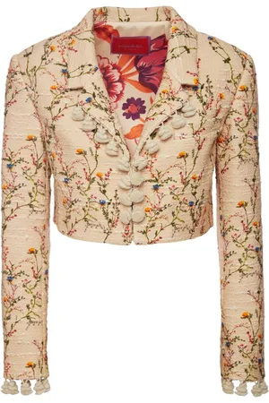 La DoubleJ Torero embroidered cropped jacket