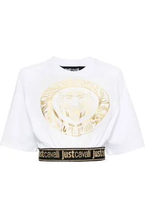 Roberto Cavalli Tiger head-print T-shirt