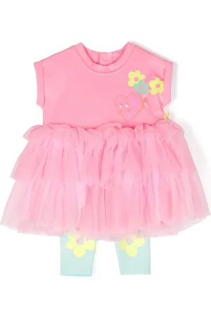 Billieblush Tulle-overlay dress set