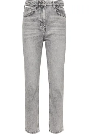 IRO Indro cut-out tapered jeans
