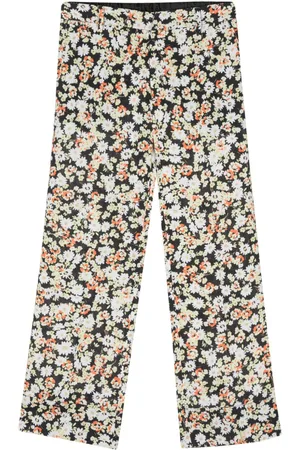 Nº21 Floral-print trousers