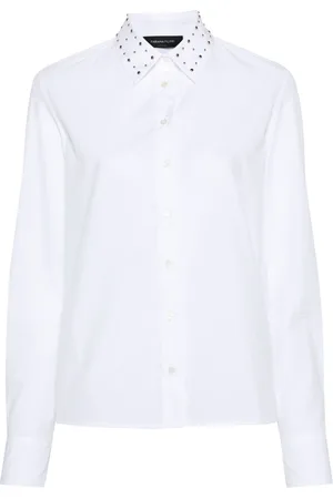 Fabiana Filippi Stud-detail cotton shirt