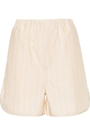 Filippa K Striped organic-cotton shorts