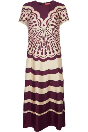 La DoubleJ Swing silk maxi dress