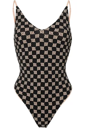 MISBHV Monogram-pattern swimsuit