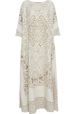 La DoubleJ Muumuu embroidered maxi dress