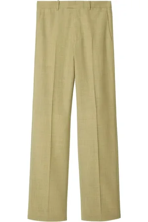 Burberry Straight-leg tailored wool trousers
