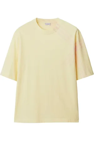 Burberry Check-print cotton T-shirt