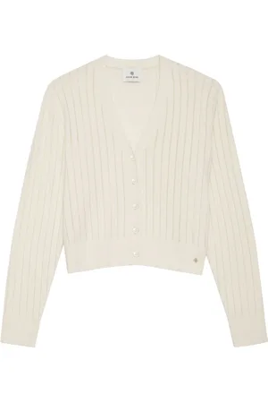 ANINE BING Hazel ribbed-knit cardigan