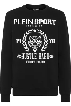 Philipp Plein Logo-print cotton-blend sweatshirt