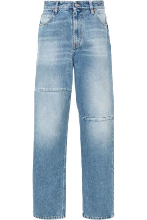 Maison Margiela Panelled tapered-leg jeans