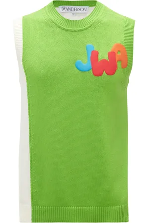 J.W.Anderson JWA two-tone knitted vest