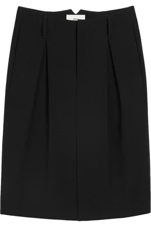 Ami Pleated tailored skirt