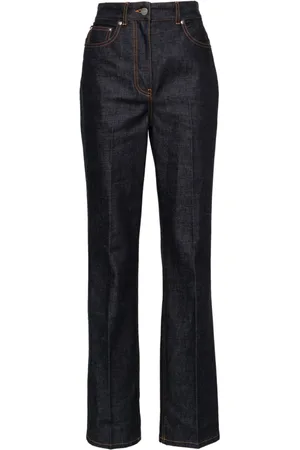 Salvatore Ferragamo High-rise wide-leg jeans